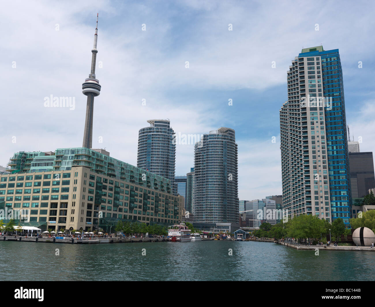 Toronto harbourfront view Ontario Canada Stock Photo