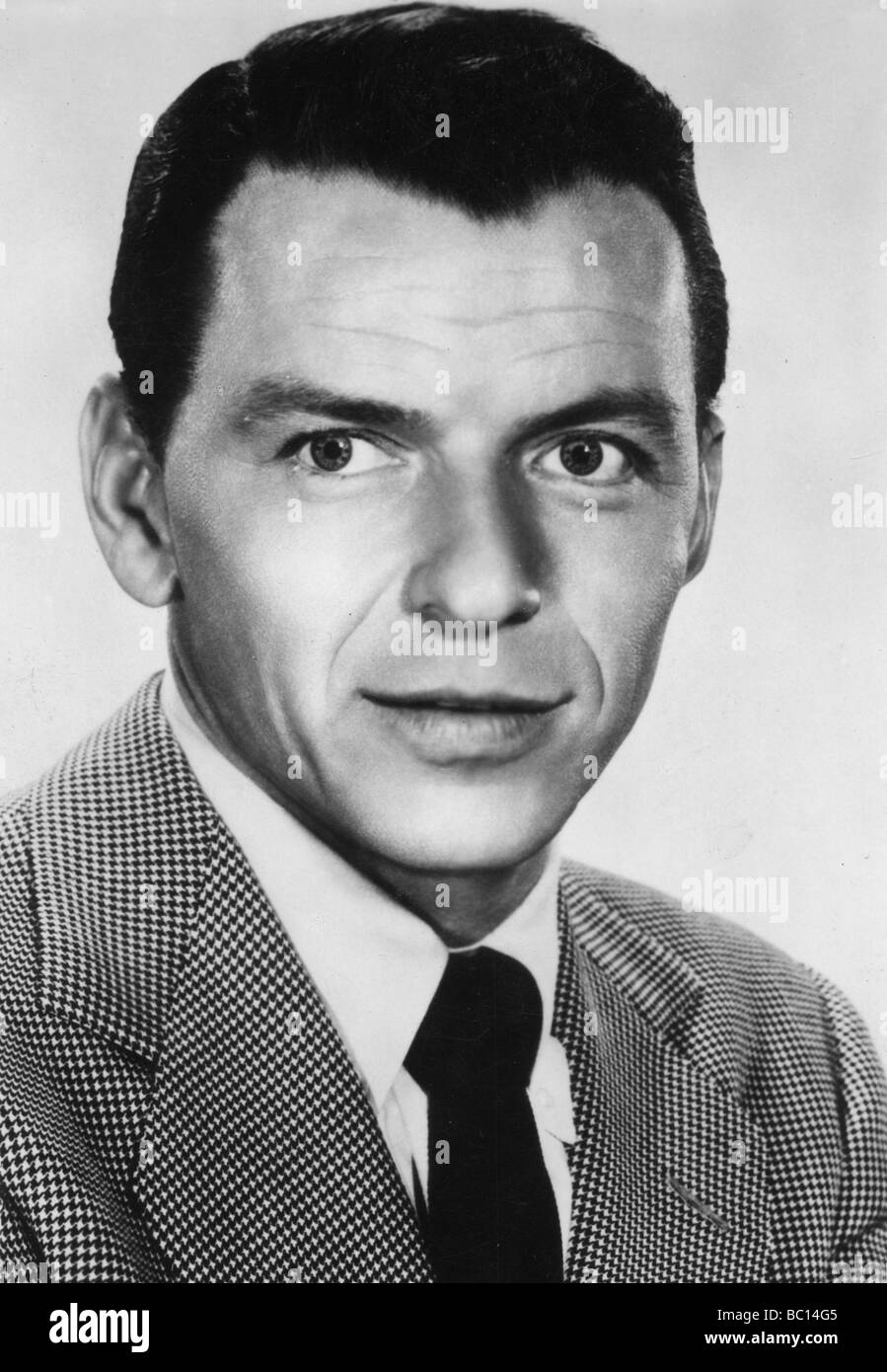 Frank Sinatra (1915-1998), American singer and actor, c1930s. Artist: Unknown Stock Photo