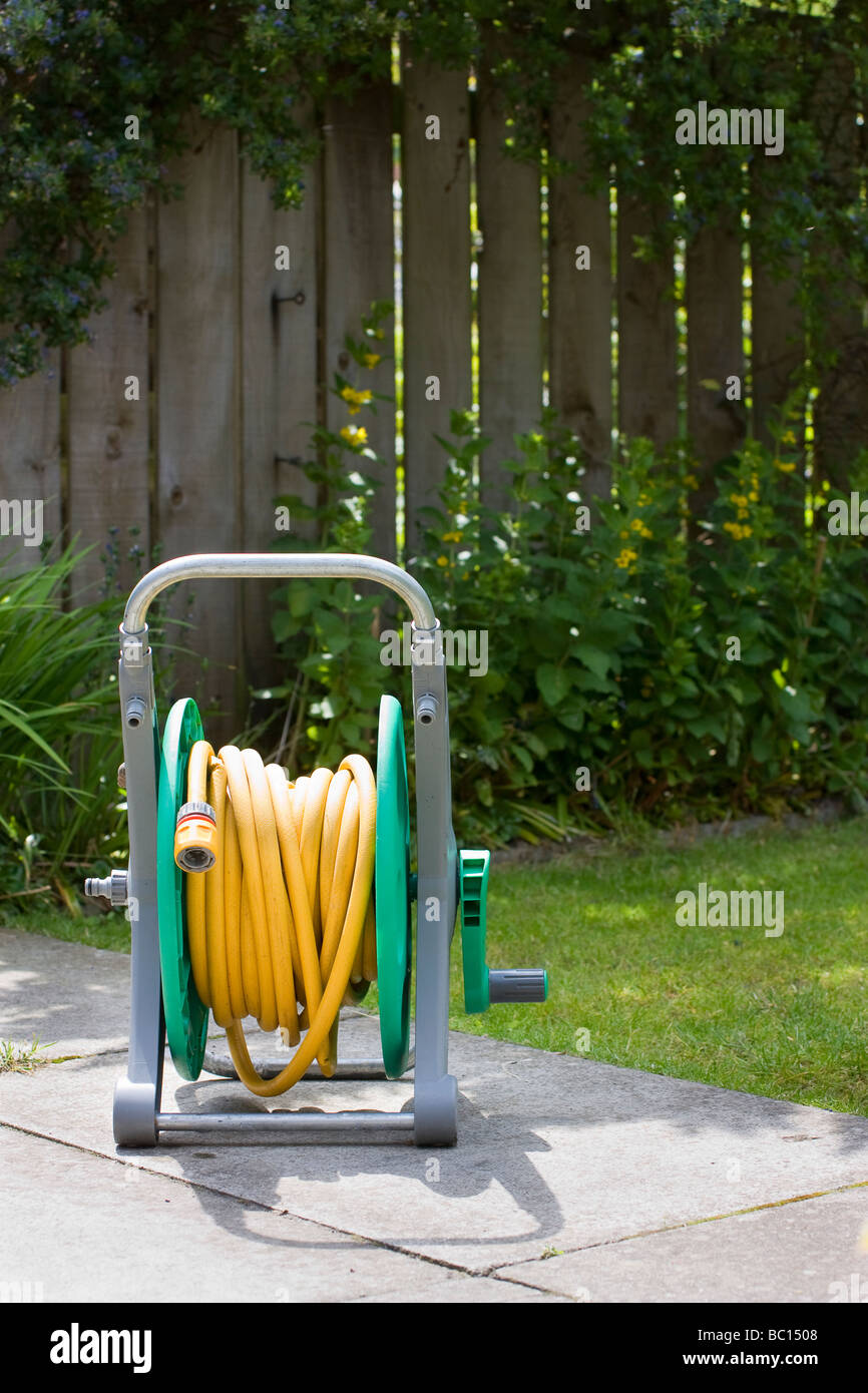 Hose reel holder hi-res stock photography and images - Alamy