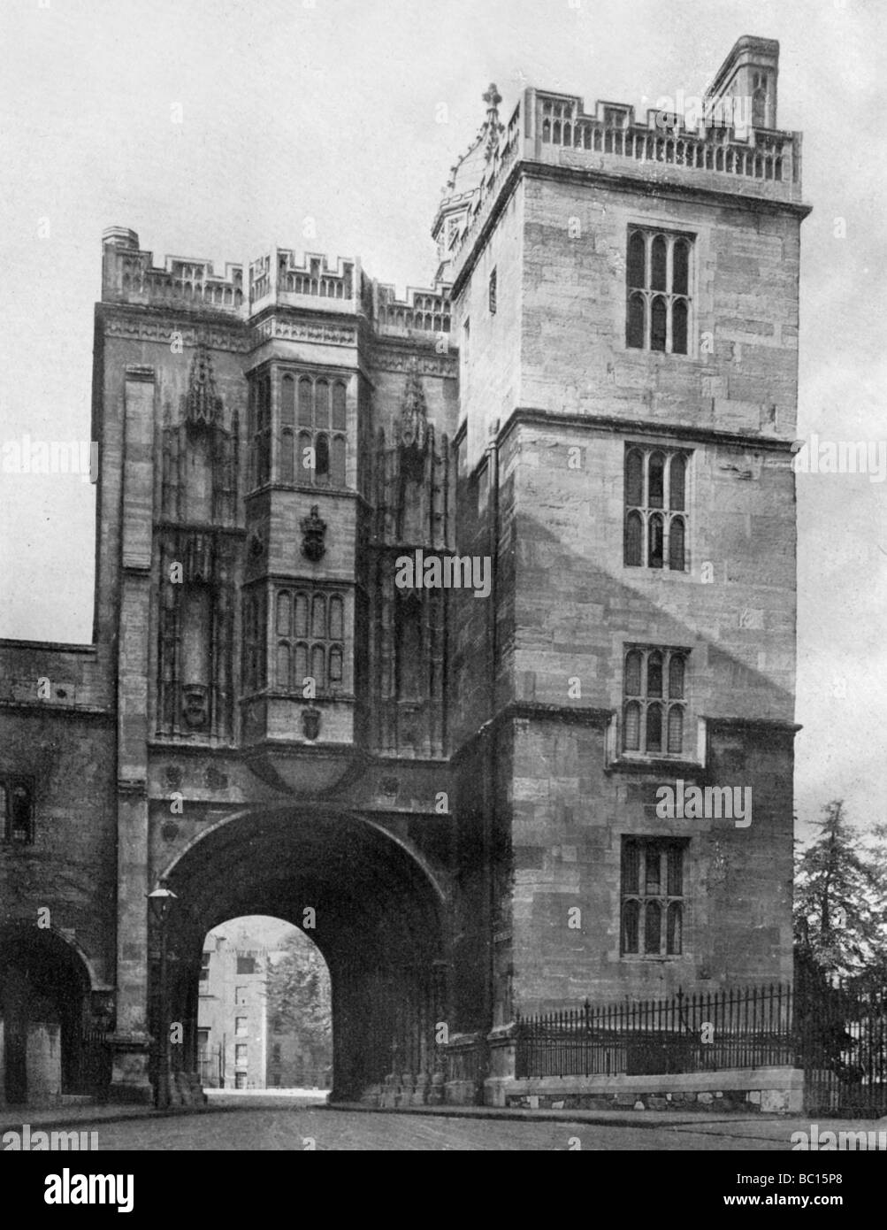 Abbey Gateway, Bristol, 1924-1926.Artist: Underwood Stock Photo