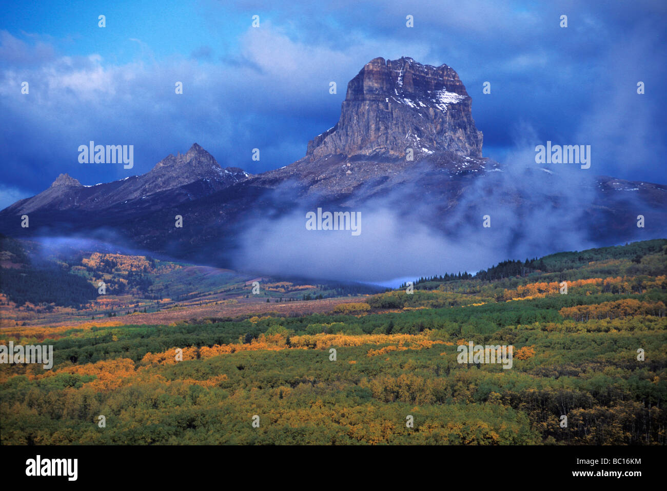 View Of Chief Mountain Montana Stock Photo Alamy