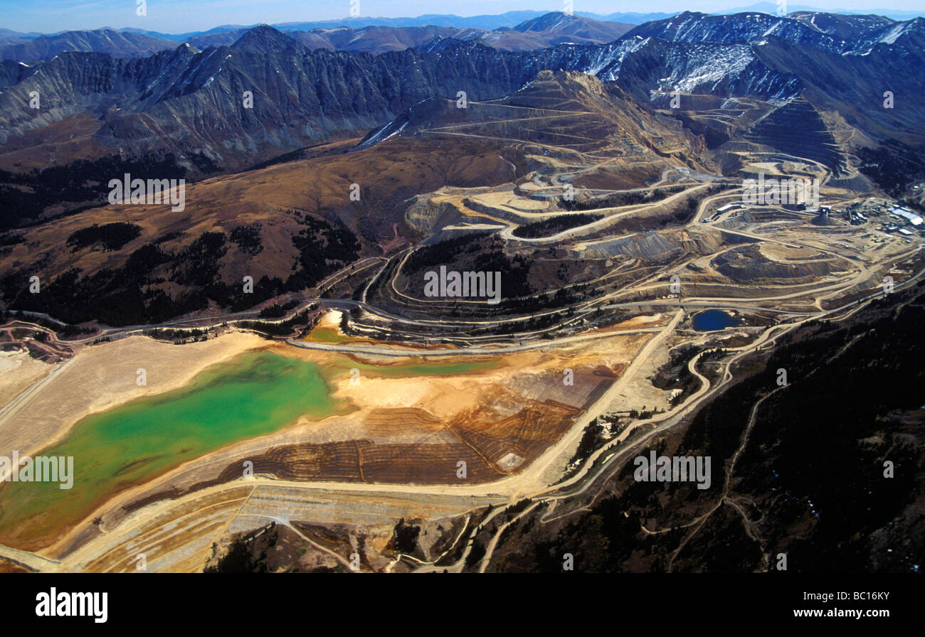 Climax mine, Leadville, Colorado Stock Photo