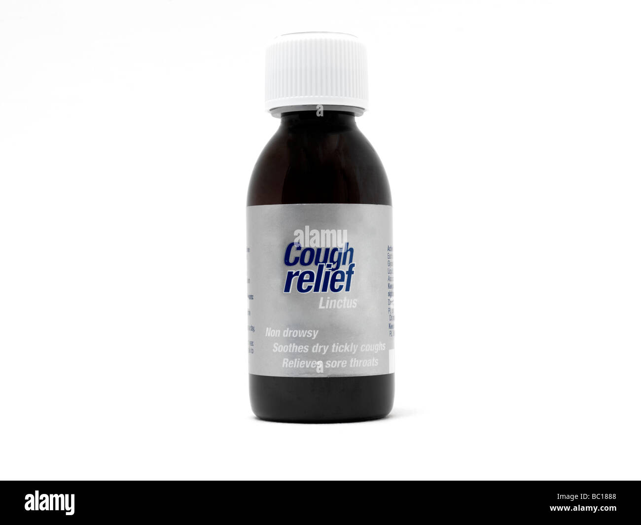 Bottle of Cough Medicine Stock Photo Alamy