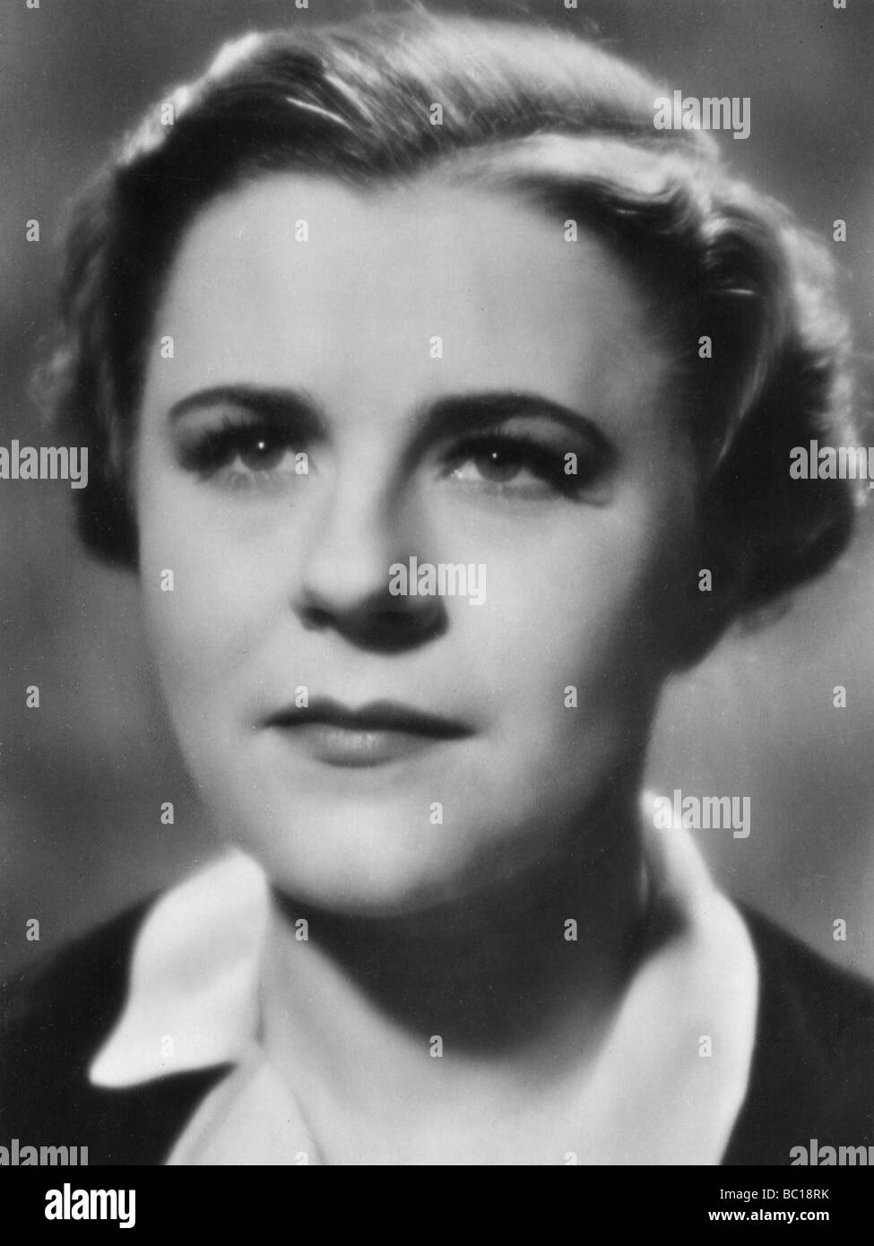 Paula Wessely, Austrian actress and film star, 20th century. Artist: Unknown Stock Photo