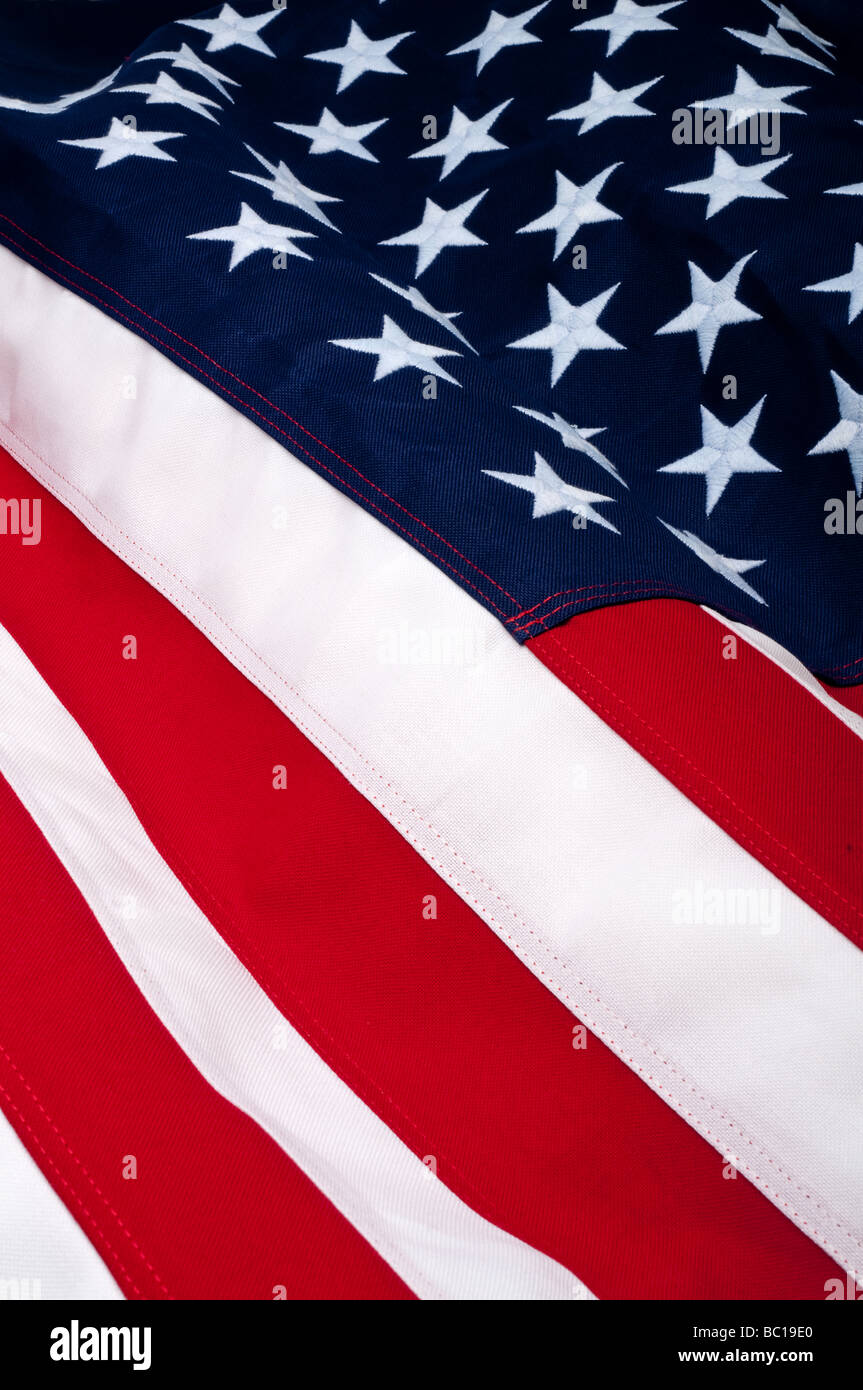 Close up of an American Flag Stock Photo - Alamy