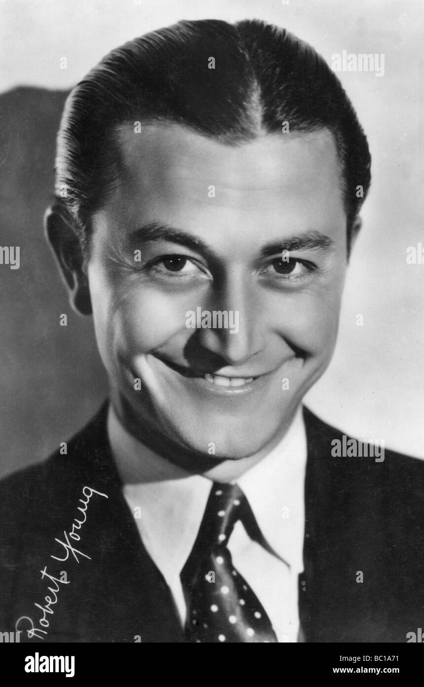 Robert Young, American actor, 20th century Stock Photo 24616229 Alamy