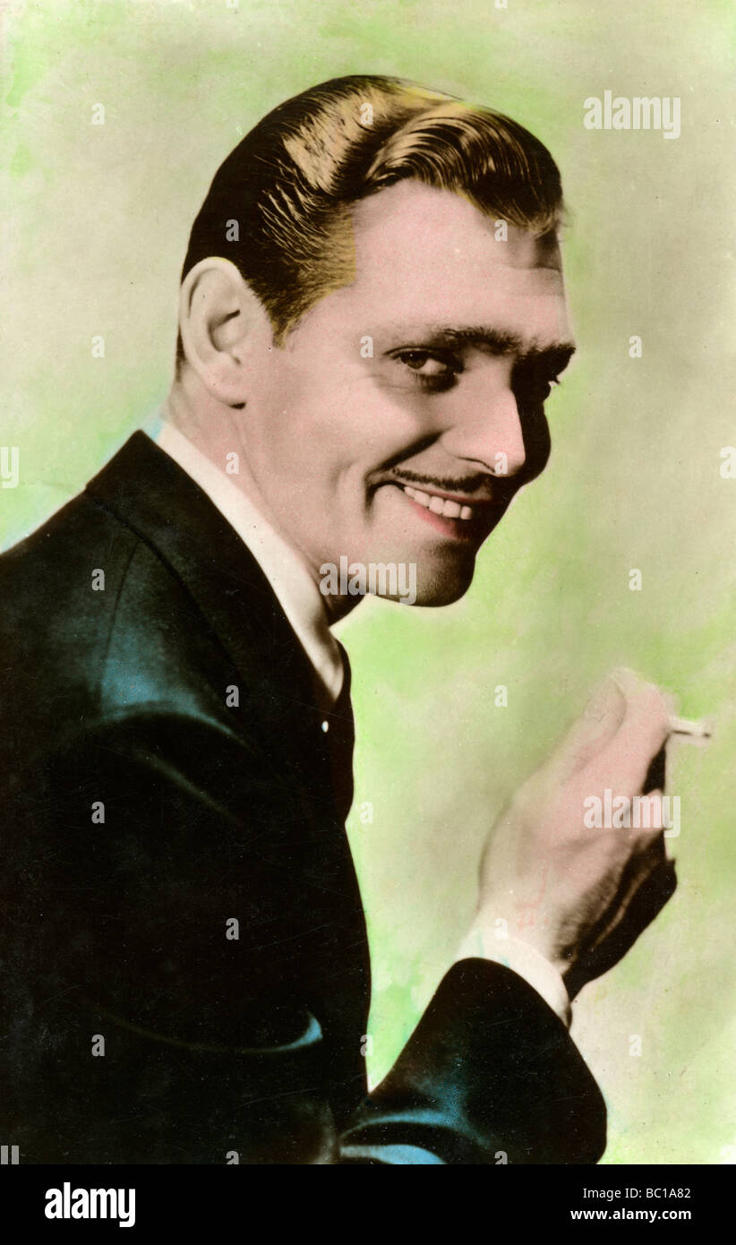 Clark Gable, American actor, 20th century. Artist: Unknown Stock Photo