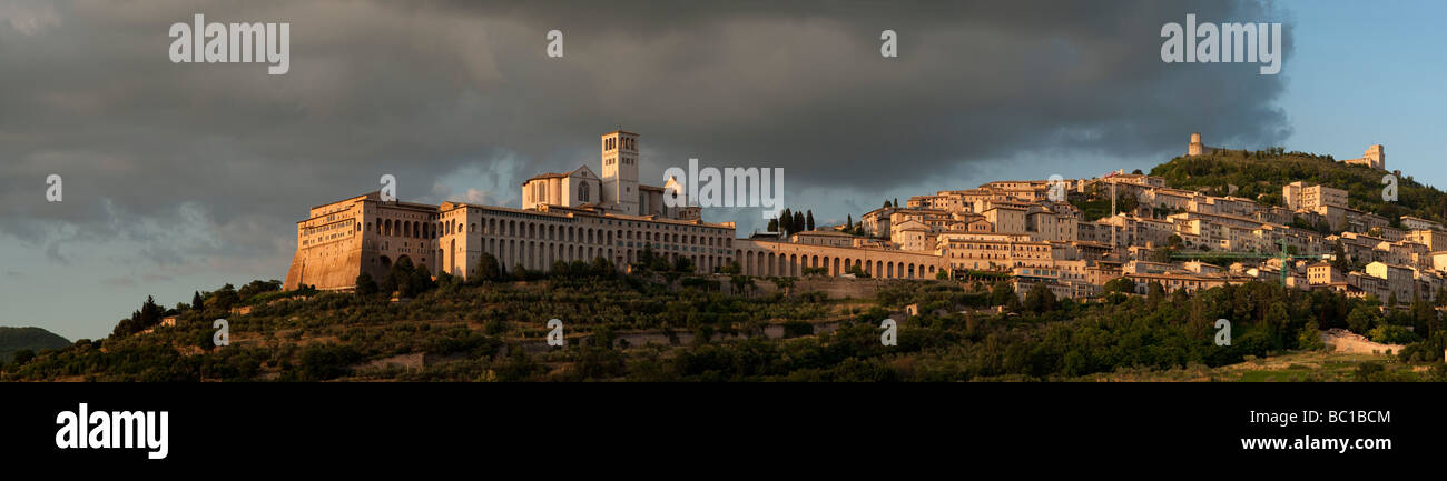 Basilica San Francesco in Assisi Umbria Italy Europe Stock Photo