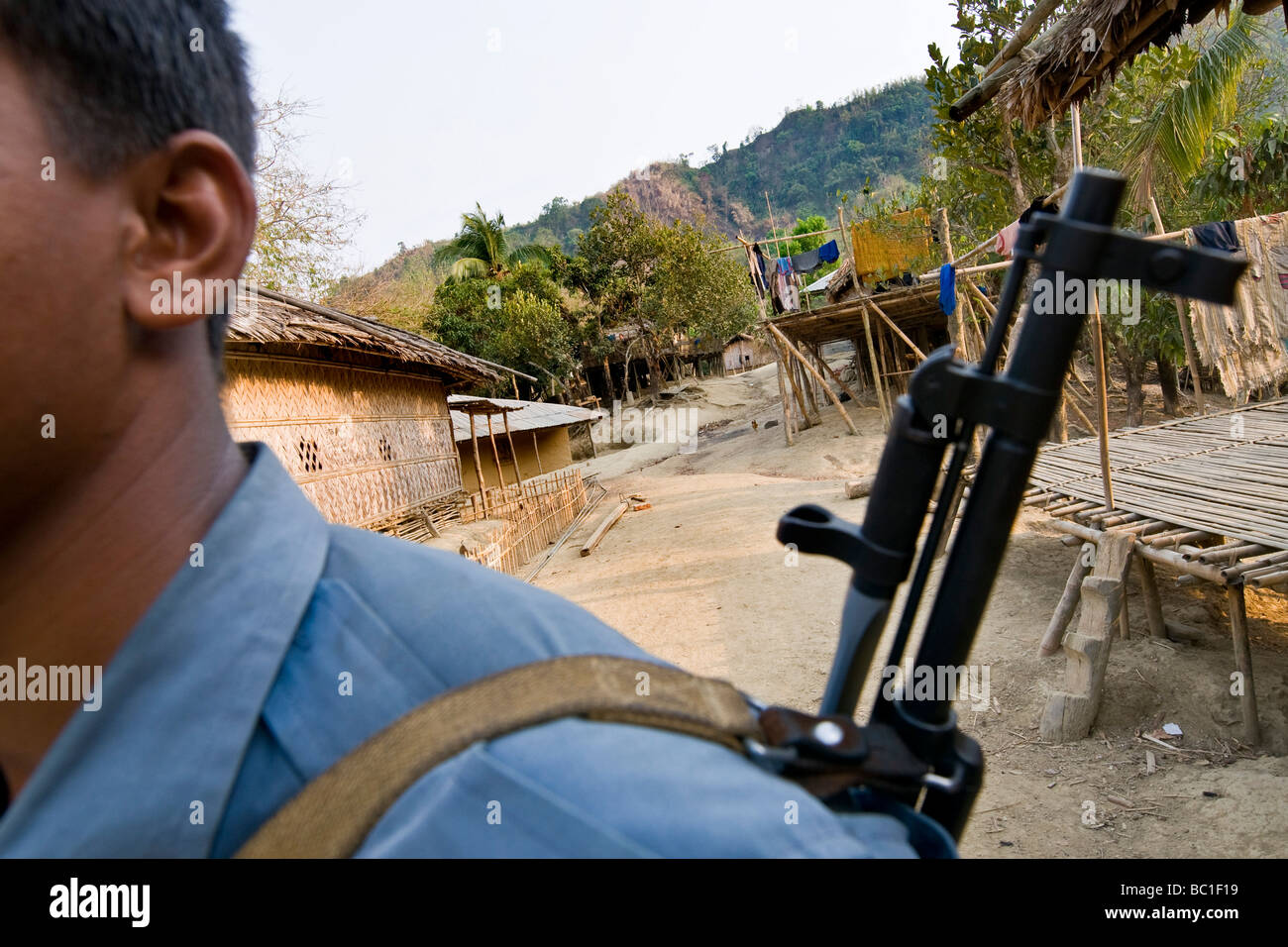 bangladesh surrounding of bandarban tripura tribe Stock Photo