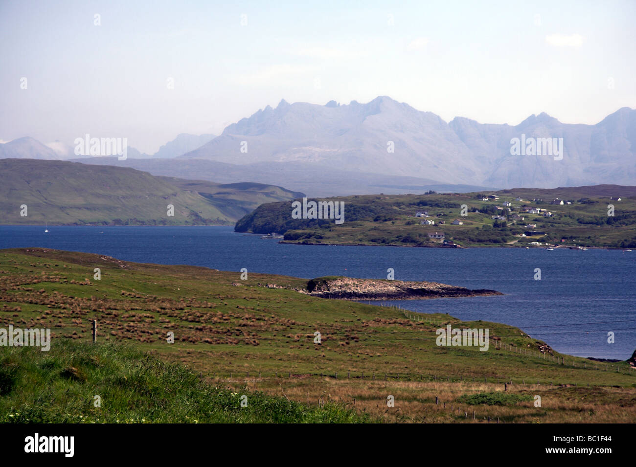 Cuillin Hills, Loch Harport, Isle of Skye, Inner Hebrides, West Coast of Scotland, UK Stock Photo
