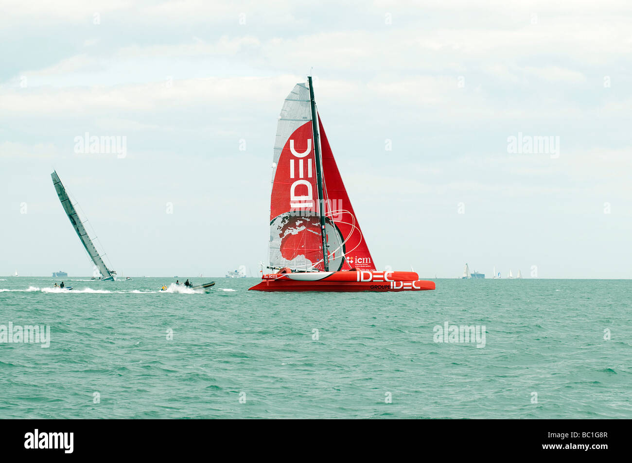 Racing trimaran hi-res stock photography and images - Alamy