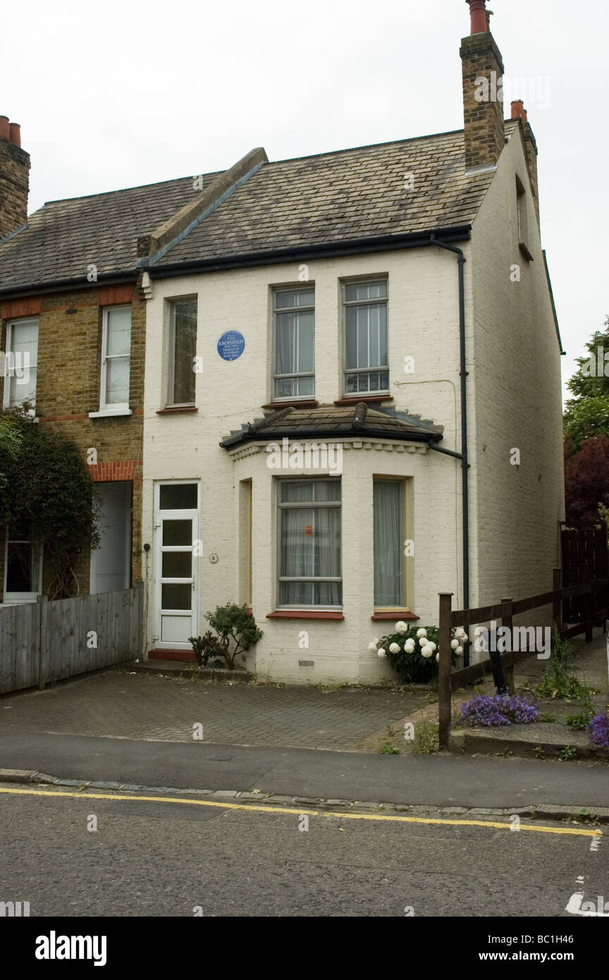 The house in Bromley, South London, previously occupied by Prince Peter
