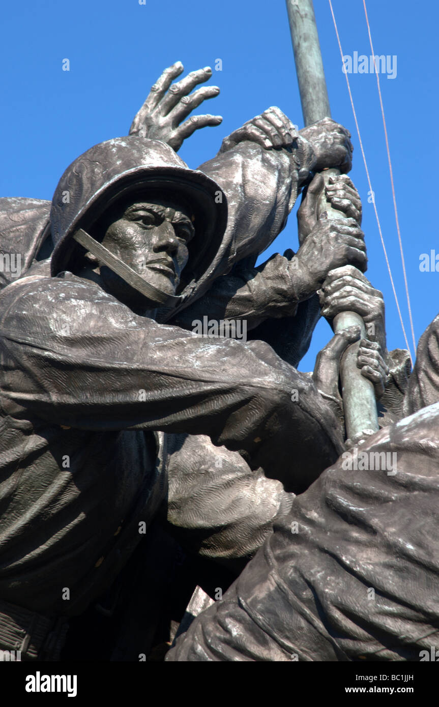 Iwo Jima World War II Statue Stock Photo