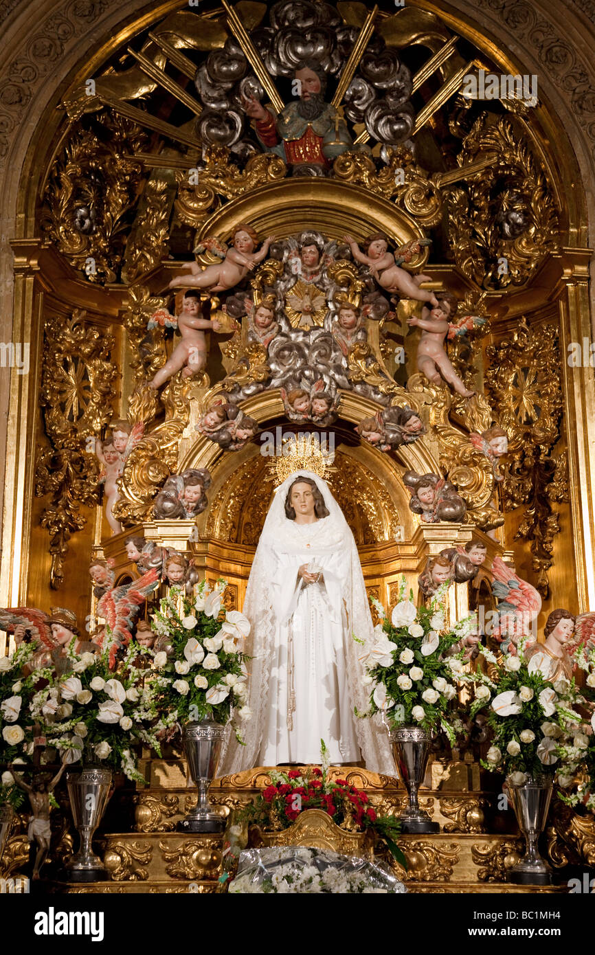 Image of Our Lady of La Soledad in the New Cathedral of Salamanca