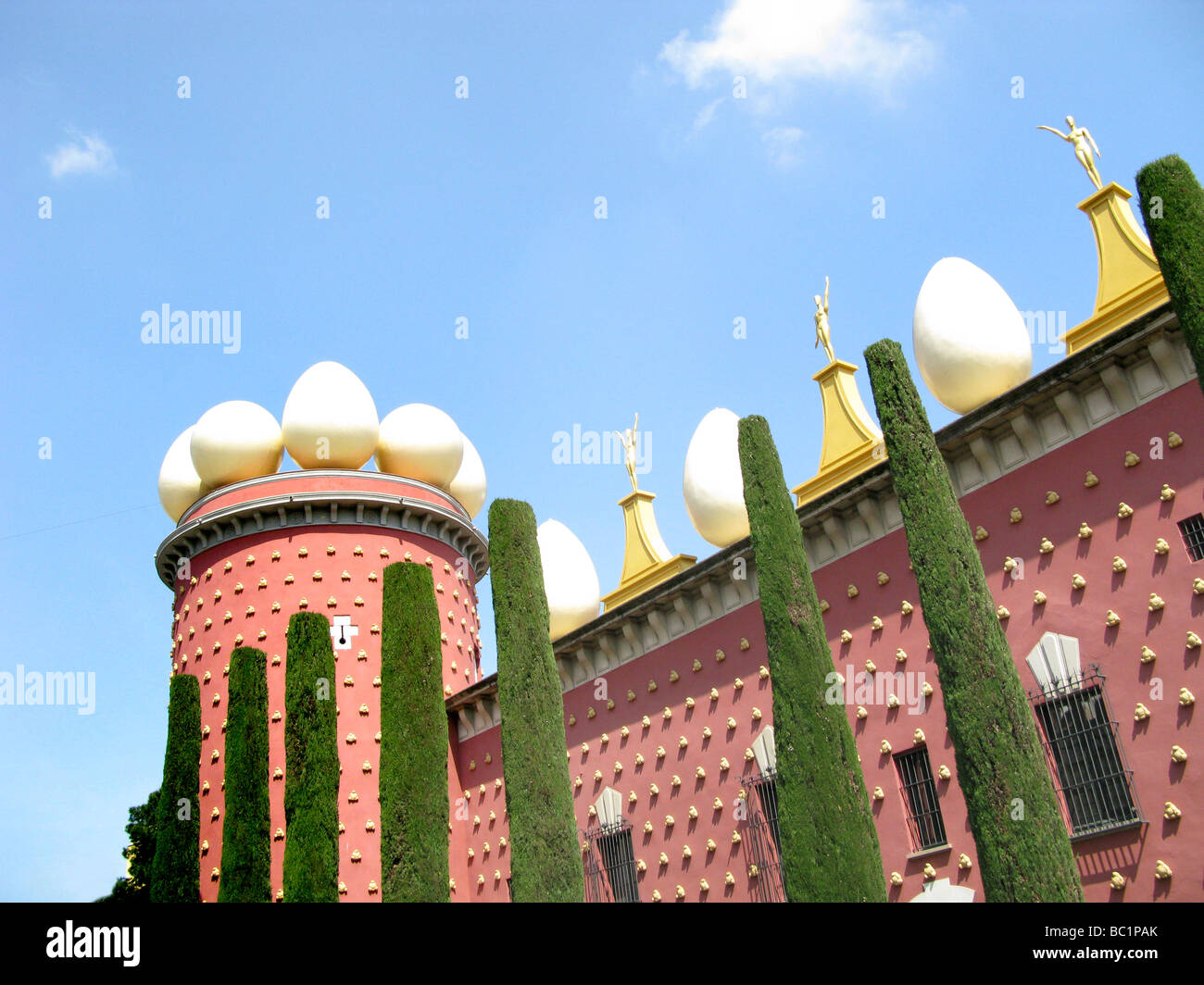 EXTERIOR VIEW OF SALVADORE DALI HOUSE MUSEUM FIGUERES SPAIN Stock Photo