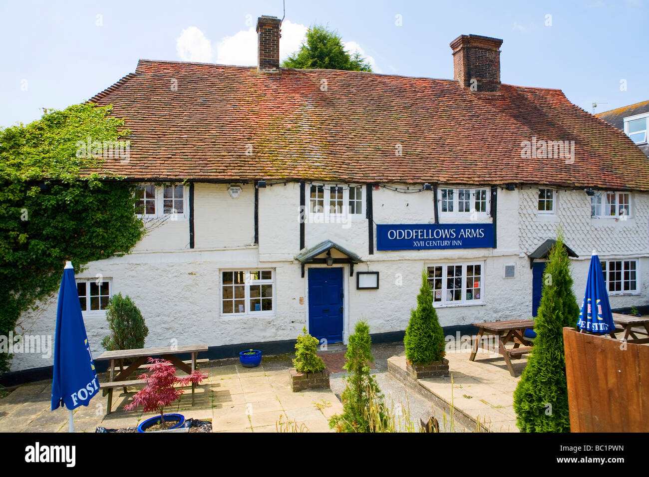 The Oddfellows Arms Pub and restaurant, Pulborough, West Sussex, UK Stock Photo Alamy