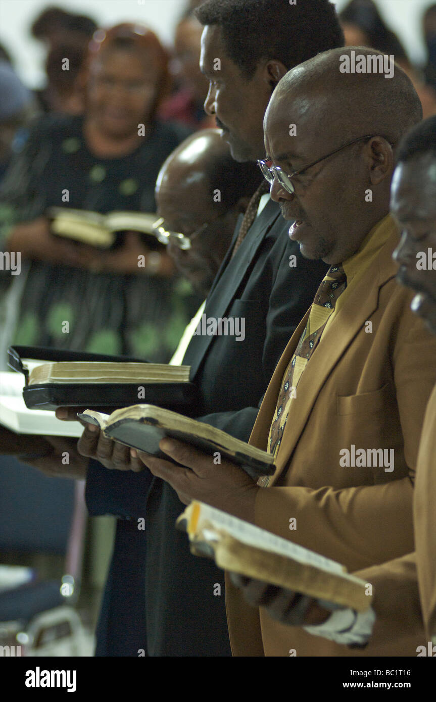 Sint Eustatius Oranjestad sermon of the adventist church Stock Photo