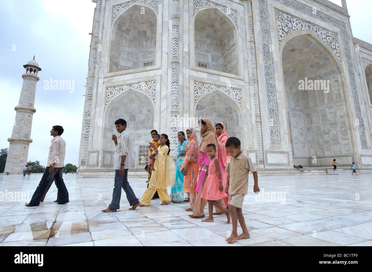 India Agra Taj Mahal Stock Photo