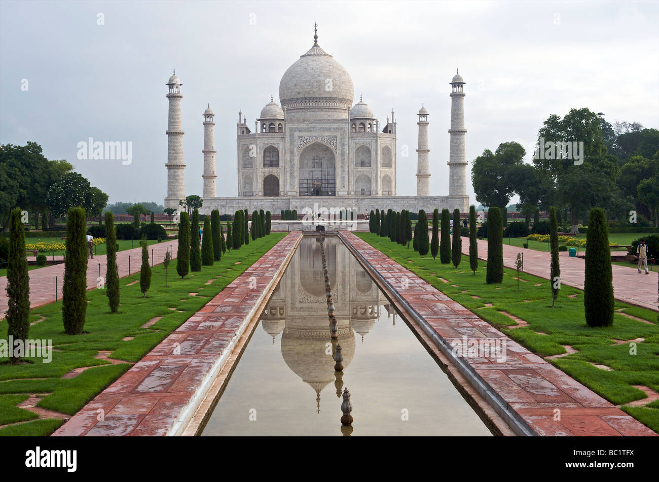India Agra Taj Mahal Stock Photo