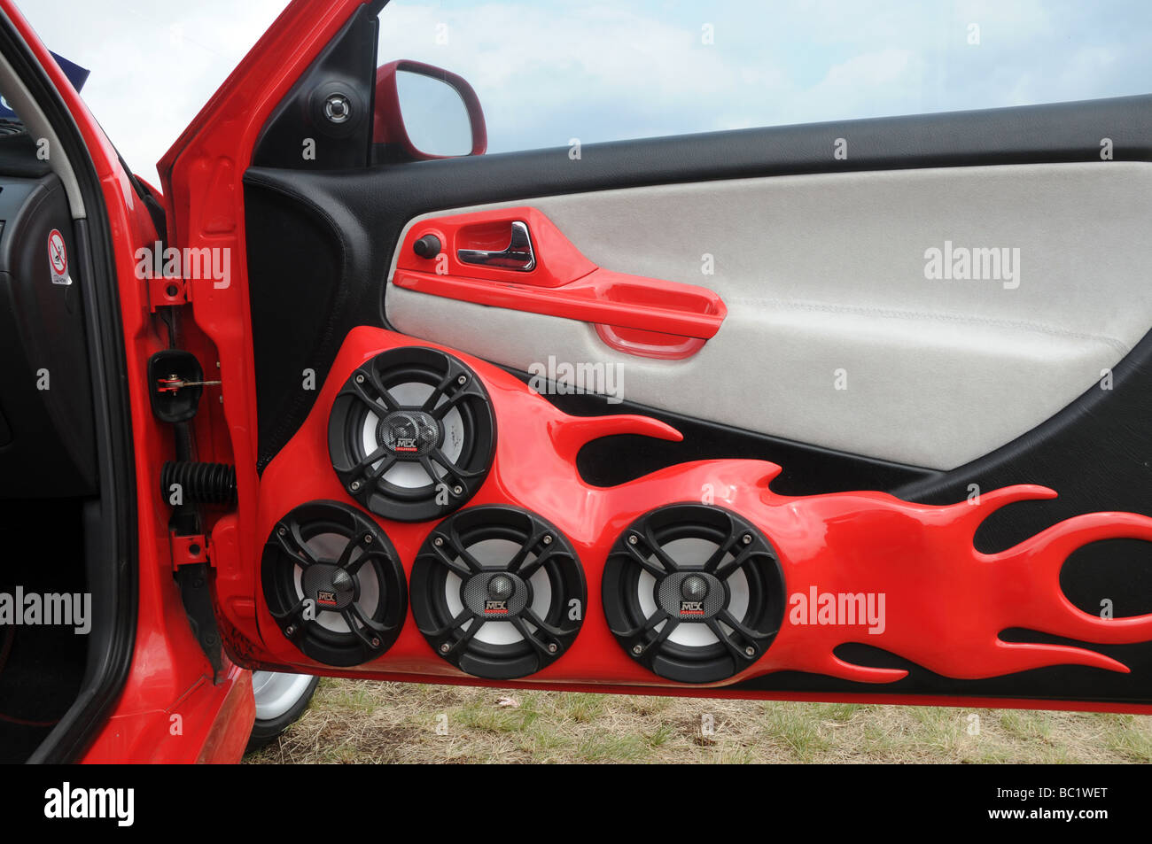 Car audio systems and tuning show in Warsaw, Poland Stock Photo - Alamy