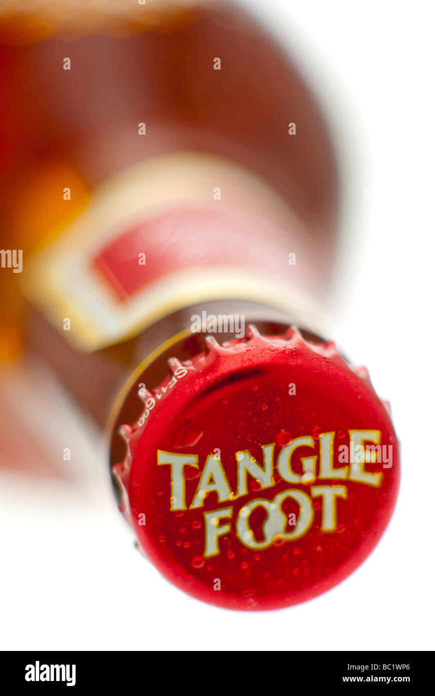 Bottle of Tangle Foot Beer Stock Photo Alamy
