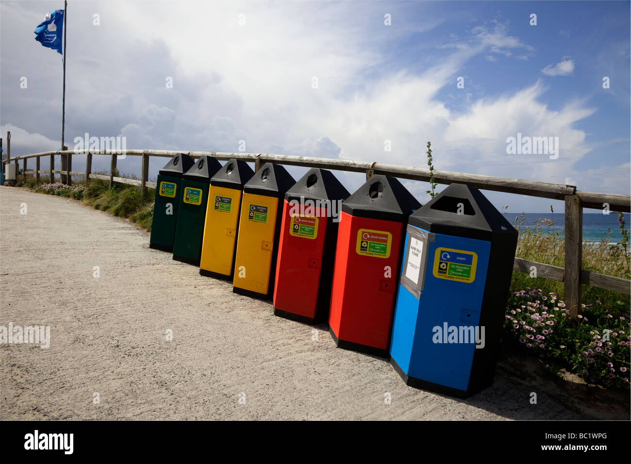 Cornwall council bins hires stock photography and images Alamy