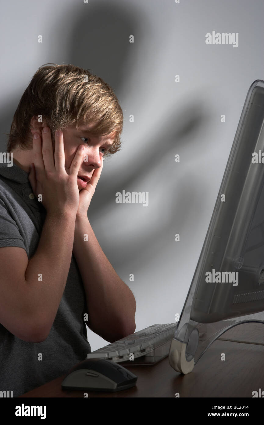 Cyber Bullying Concept Stock Photo
