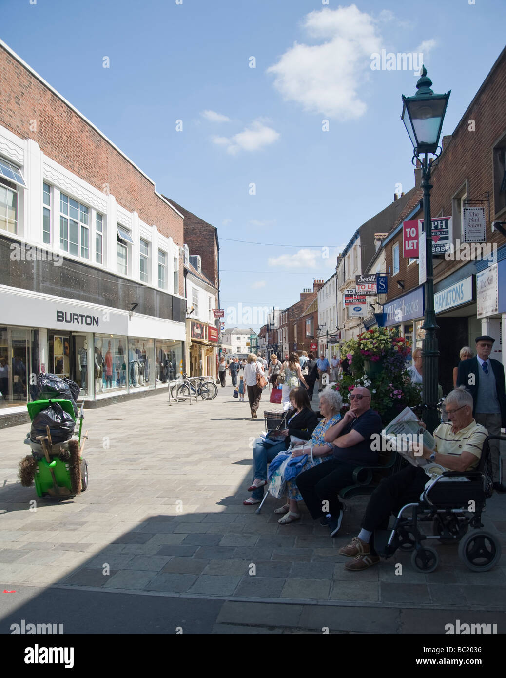 The Market Town Of Beverley in East Yorkshire Stock Photo Alamy