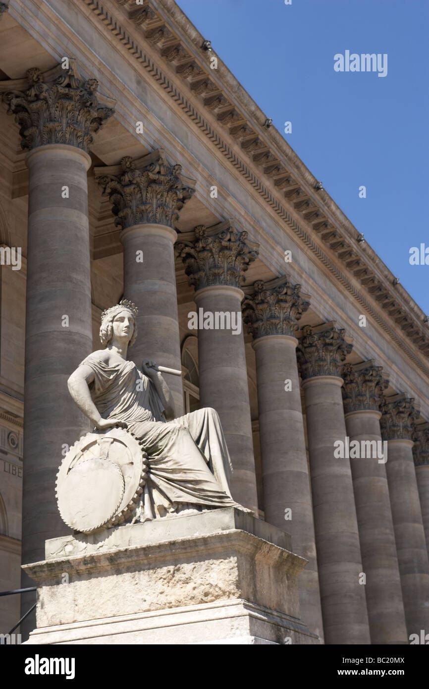 La Bourse,Paris Stock Exchange Stock Photo