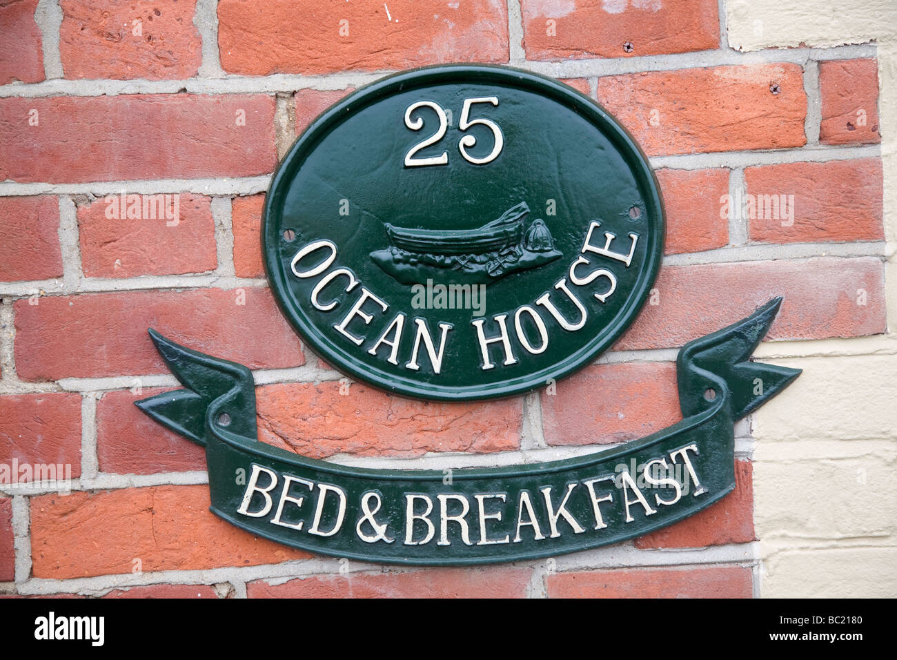 Bed and breakfast sign Stock Photo Alamy