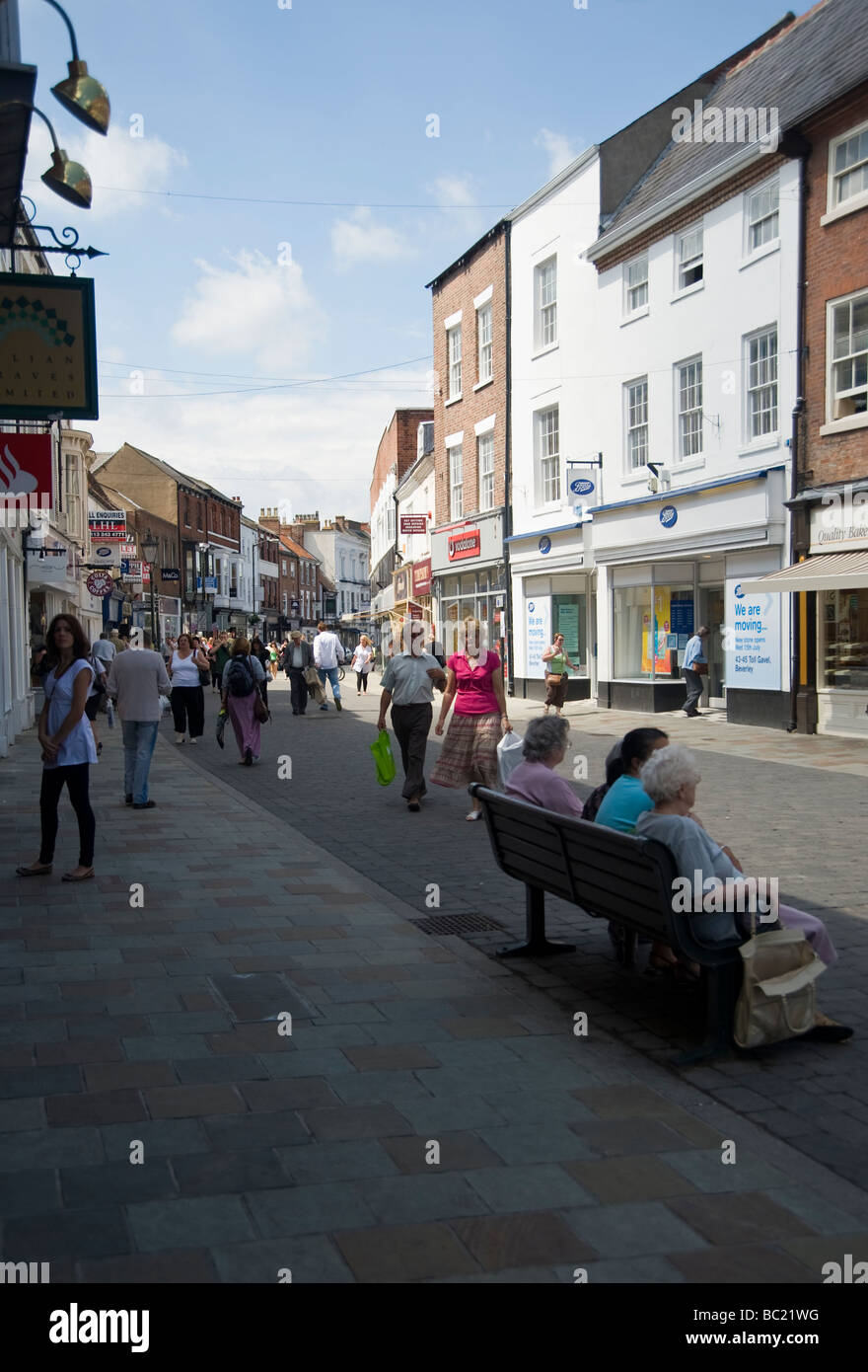 The Market Town Of Beverley in East Yorkshire Stock Photo Alamy