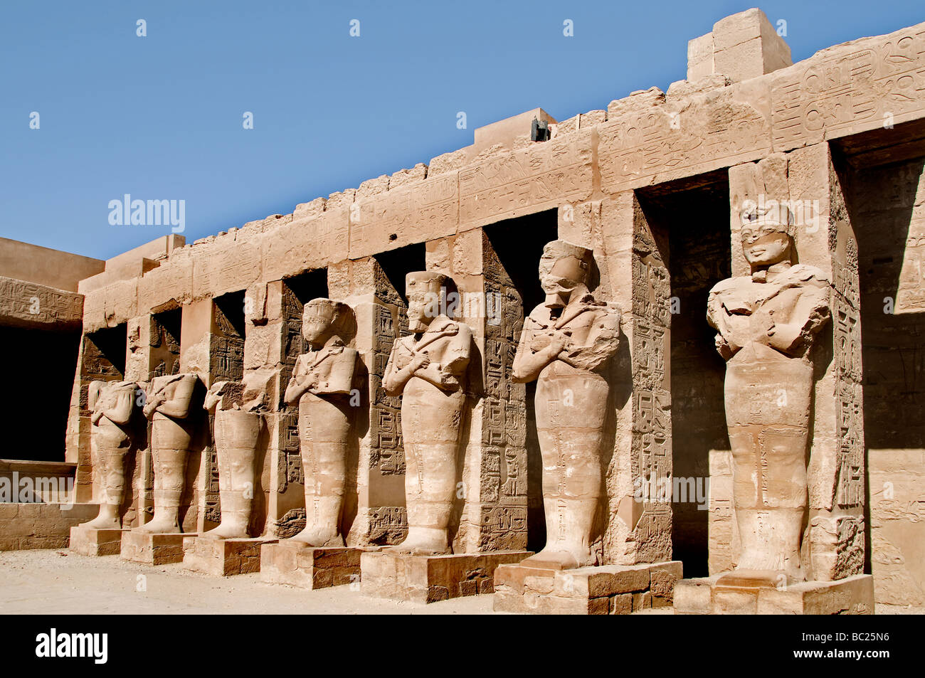 Temple of Karnak Khonso Amon Ra Luxor Egypt Stock Photo