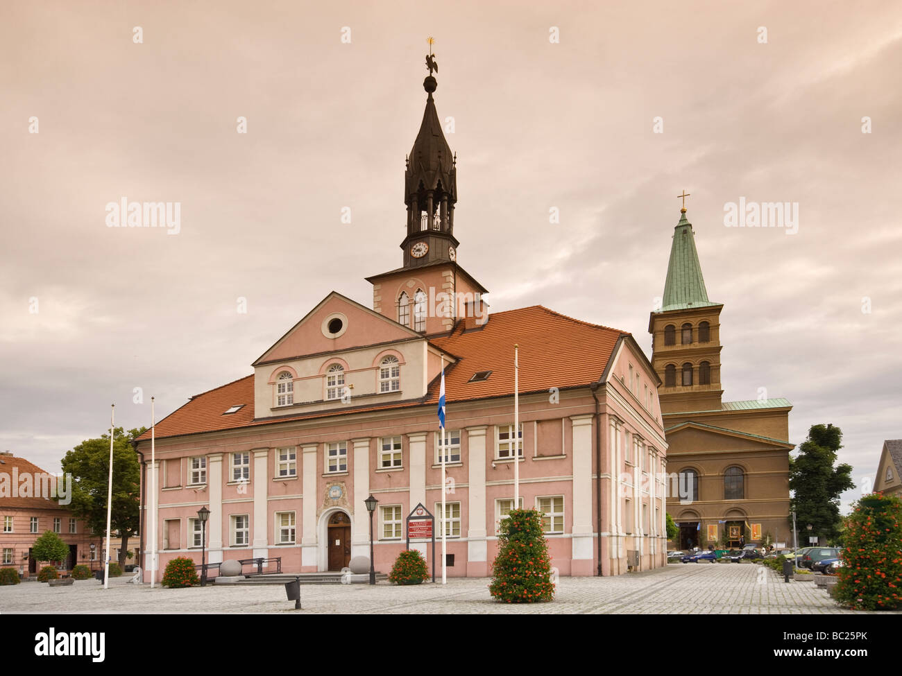 Ratusz Town Hall in Międzyrzecz Lubuskie Voivodeship Poland Stock Photo