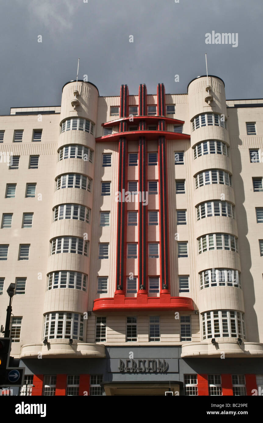 dh Beresford building SAUCHIEHALL STREET GLASGOW SCOTLAND Art Deco buildings Baird Halls designed william inglis Stock Photo