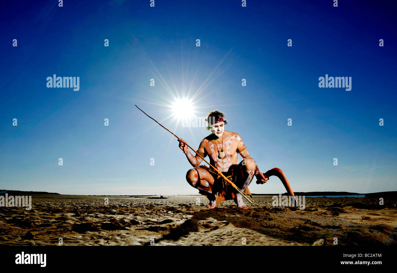 Indigenous fishing spear hi-res stock photography and images - Alamy