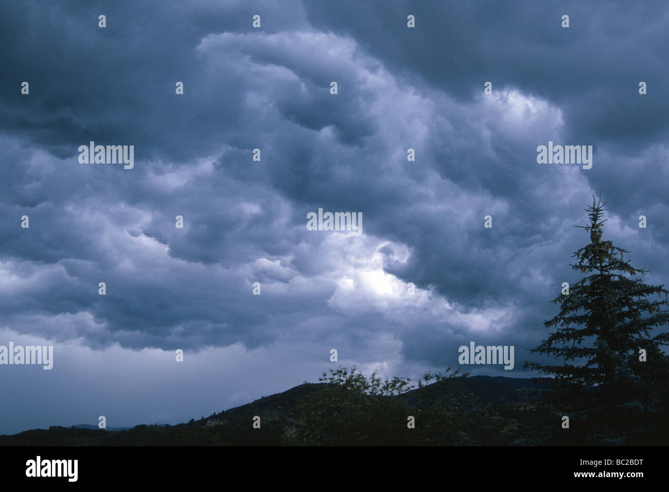 Dark Stormy Sky Stock Photo - Alamy