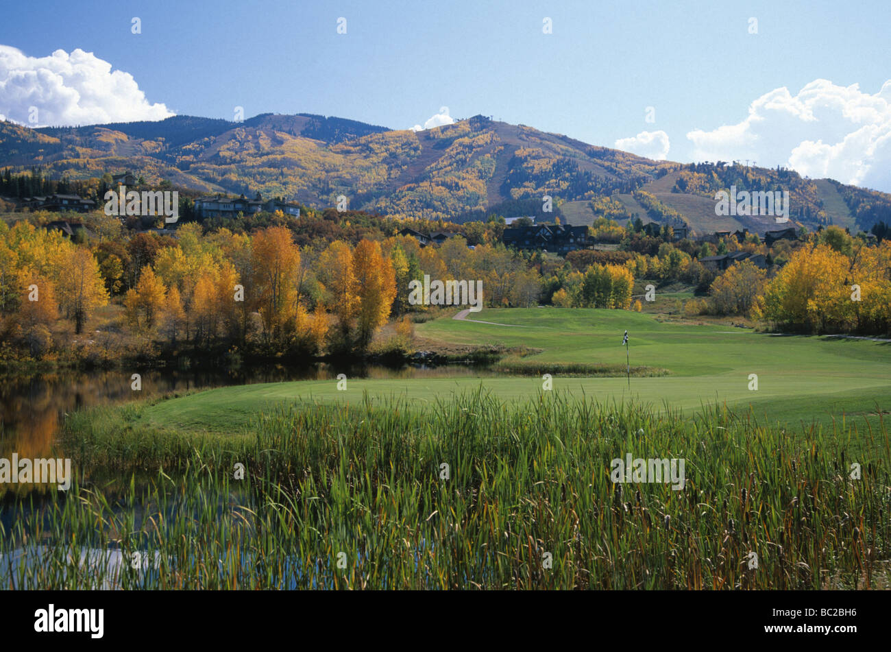 Rollingstone Ranch Golf Course in Steamboat Springs Colorado USA Stock Photo