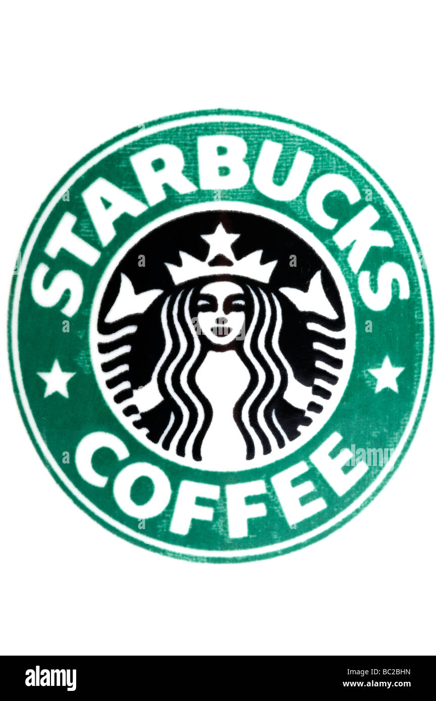 Close up of the 'Starbucks Coffee' logo Stock Photo