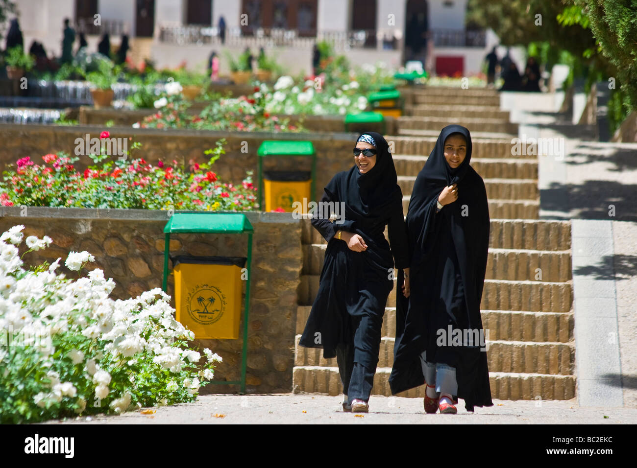Shahzade Garden in Mahan Kerman Province Iran Stock Photo