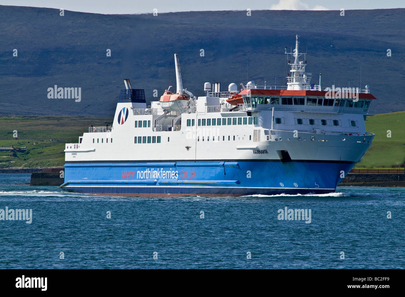 dh MV Hamnavoe SHIPPING ORKNEY Northlink ferry ferries service 2002-2012 Scrabster to Stromness Stock Photo
