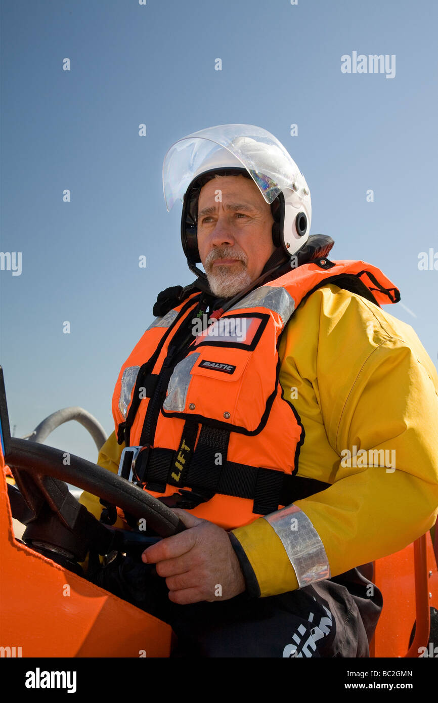 Alan David, Training Officer for the Sea Palling Volunteer Rescue Service Stock Photo