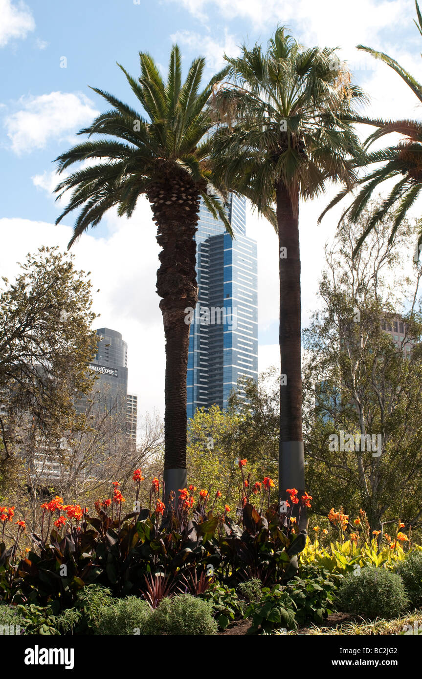 Queen Victoria Gardens Melbourne Victoria Australia Stock Photo Alamy