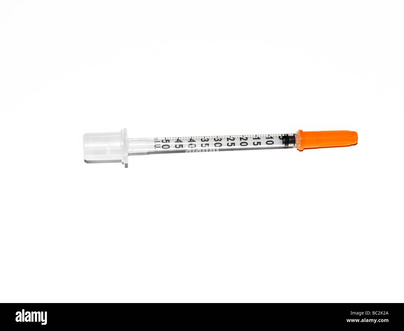 Hypodermic Syringe for Insulin Stock Photo Alamy