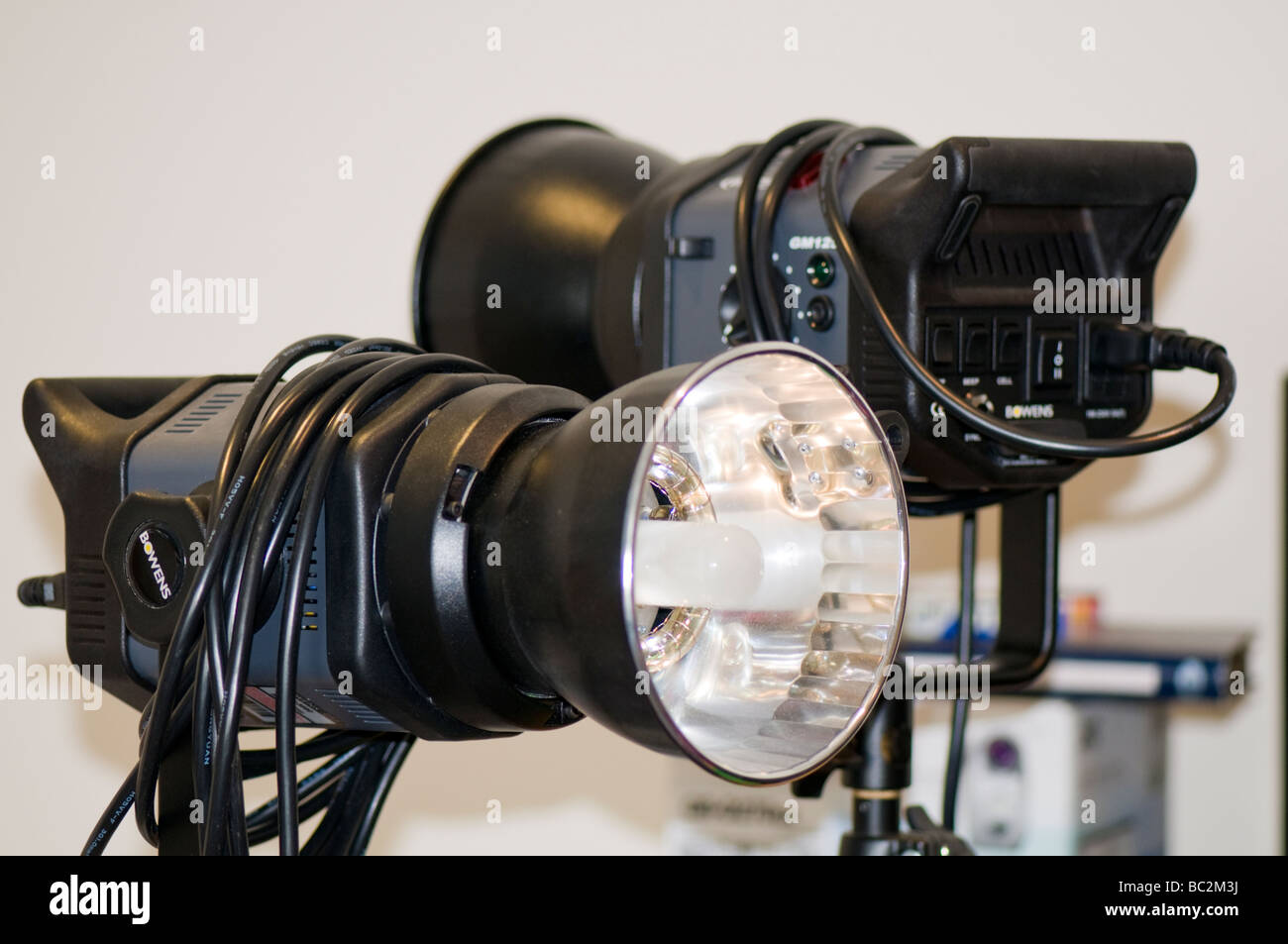 Studio flash photography lights Stock Photo Alamy