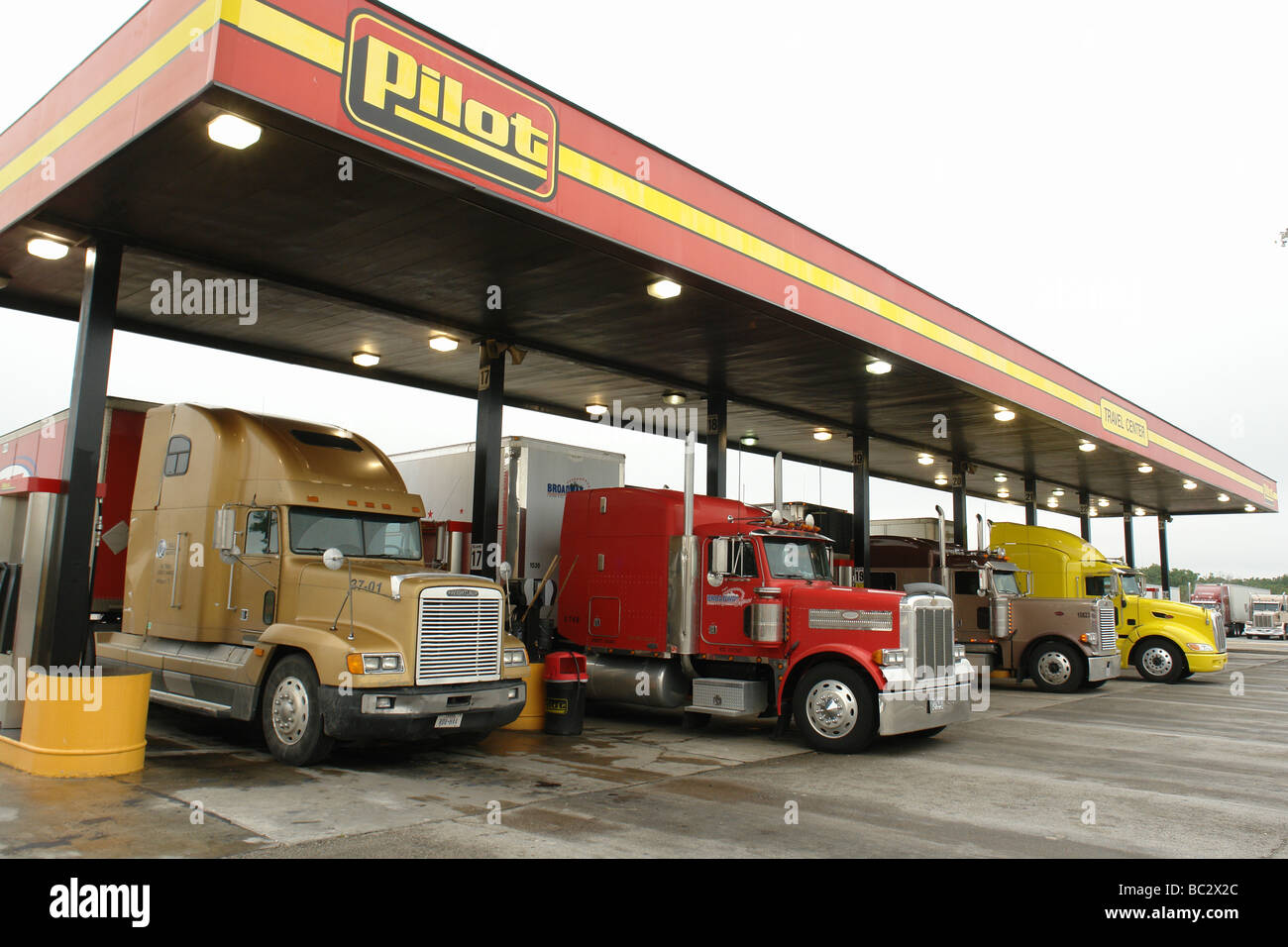 Weatherford, Texas, TX, Pilot, Gas station, I40 Stock Photo Alamy