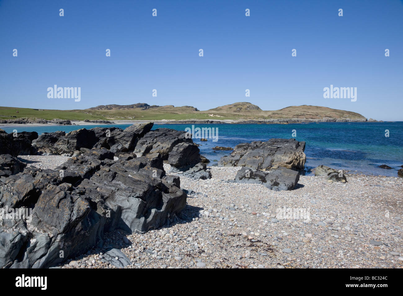 Sanaigmore Bay Islay Stock Photo