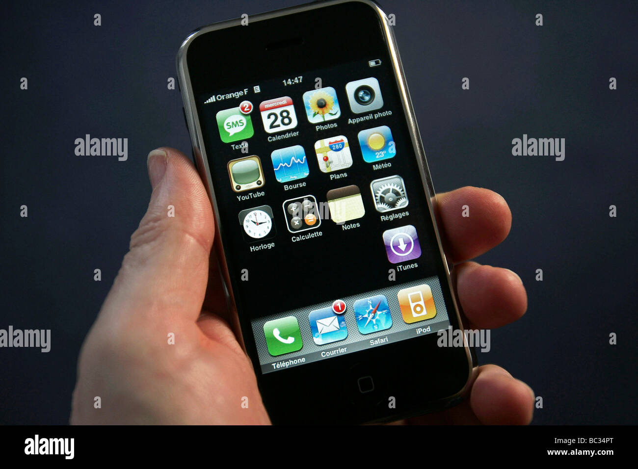 The Apple iphone Stock Photo Alamy