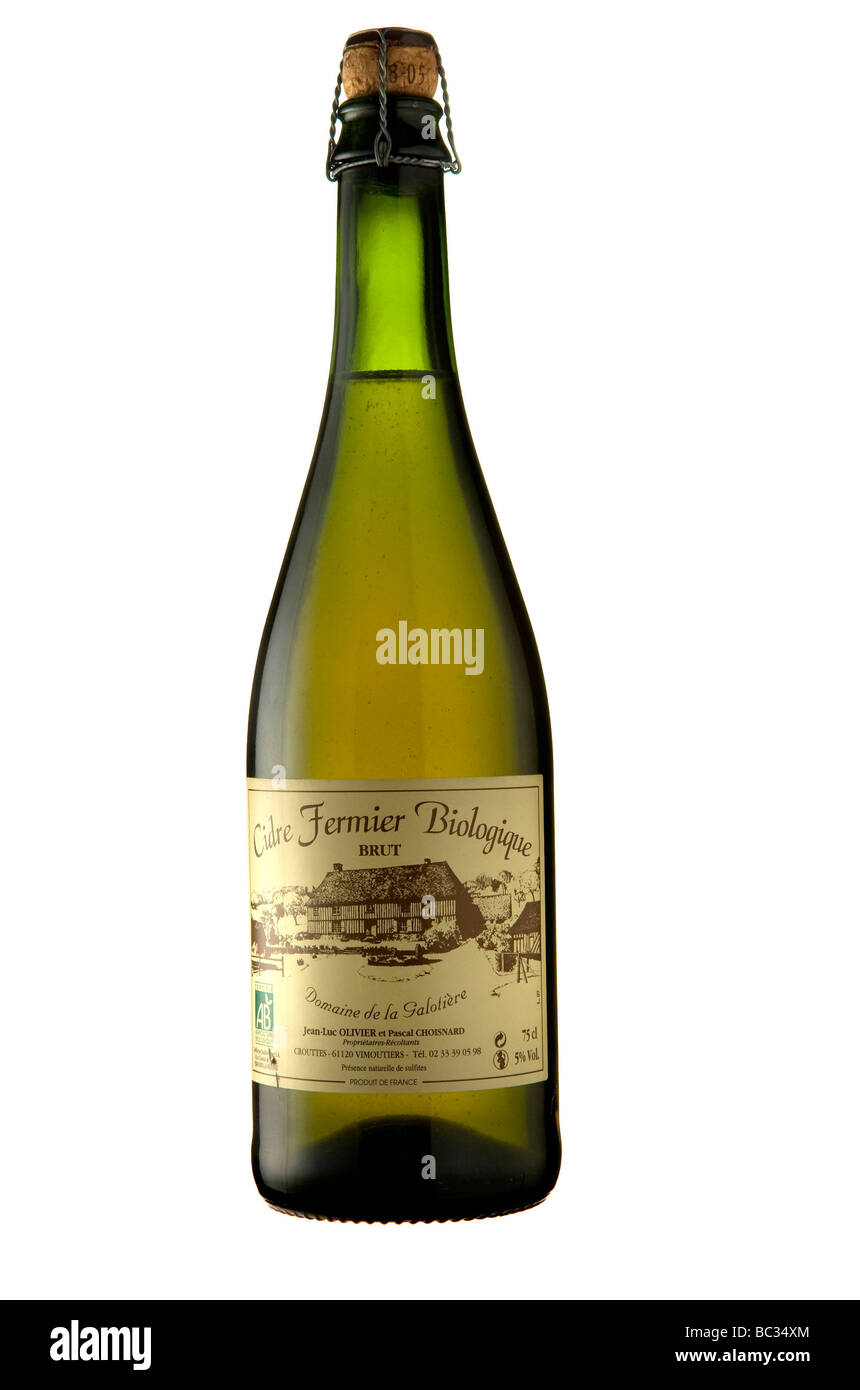Bottle of Norman cider Stock Photo - Alamy