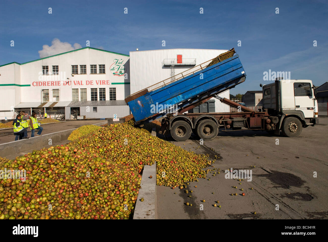 Condé sur Vire (50) : 'Val de Vire' cider factory Stock Photo