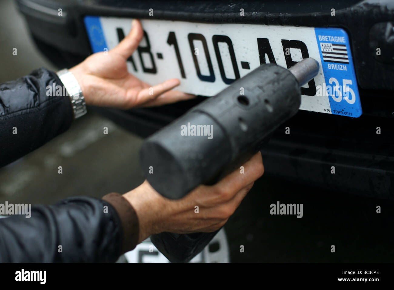 Rennes (35) New registration plates / license plates introduced in